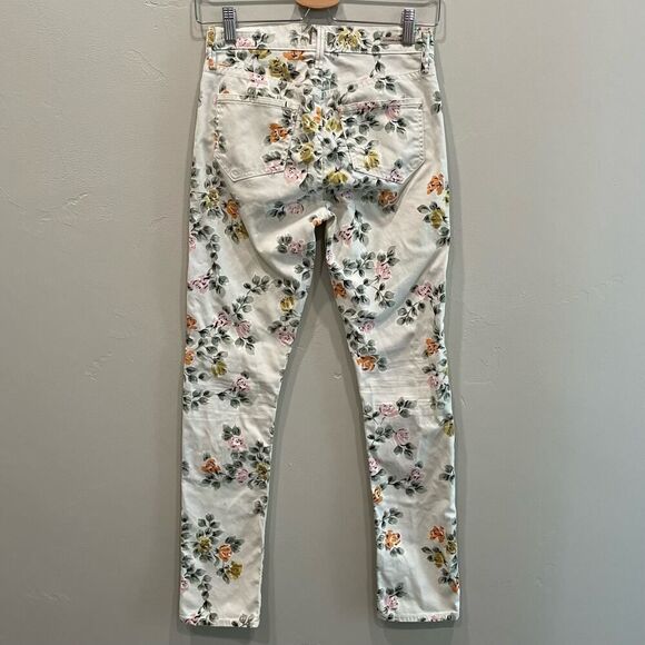 Citizens of Humanity Mandy High Waist Retro Slim Roll Up Floral Jeans - Size: 25 - Picture 3 of 14